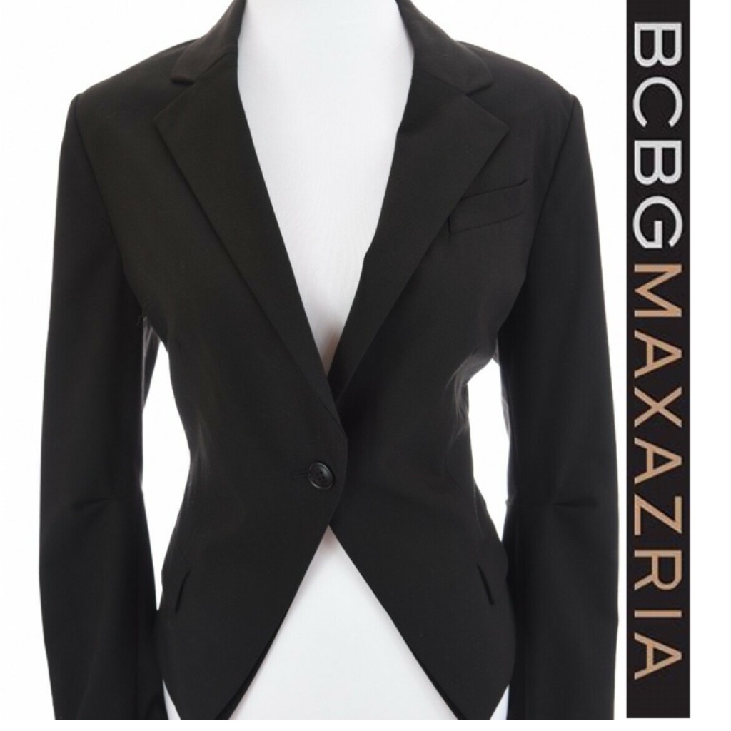 Nwt Bcbg Maxazria Black Tuxedo Blazer Size S